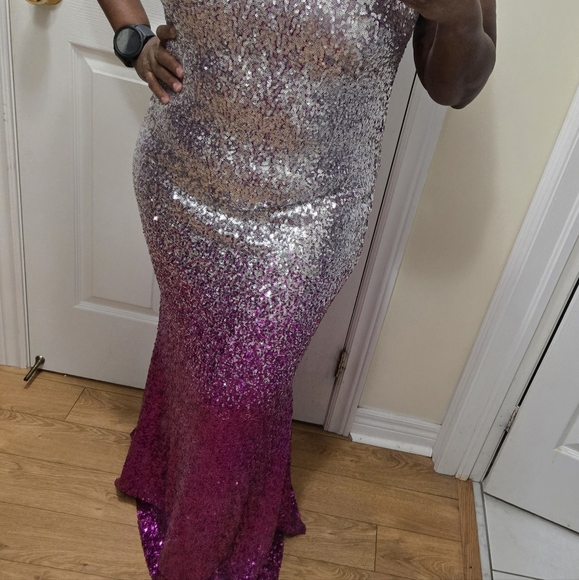 Gorgeous ombre sequined dress - XXL - Picture 5 of 8